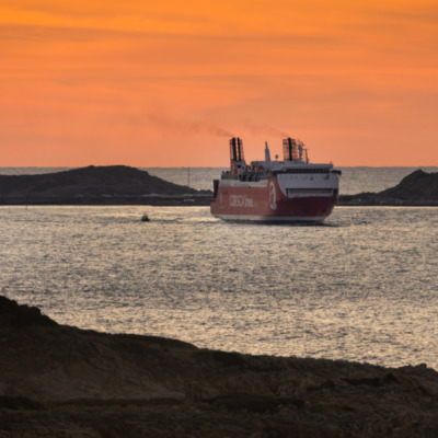 Port de L'Île Rousse au coucher de soleil