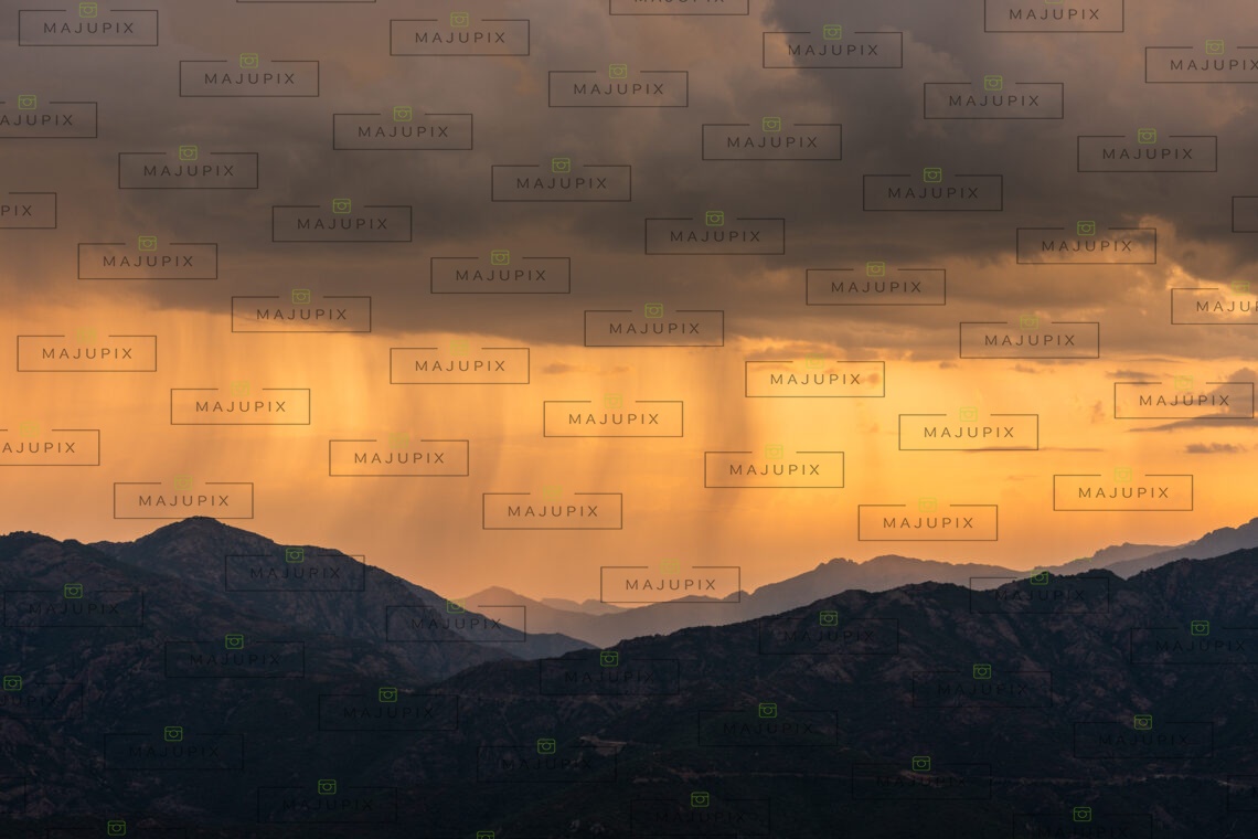 Monte Senino au coucher de soleil