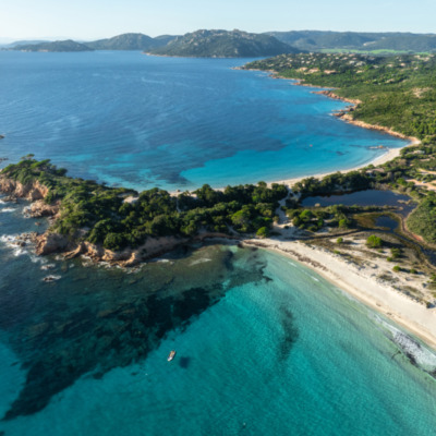 Plage de Palombaggia Porto-Vecchio drone