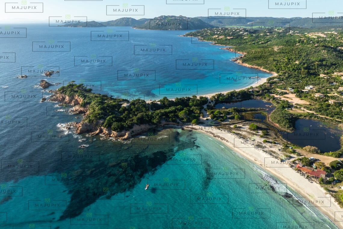 Plage de Palombaggia Porto-Vecchio drone
