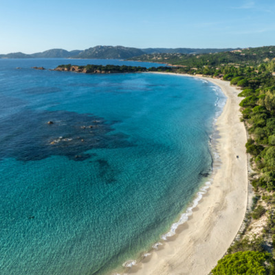 Plage de Palombaggia Porto-Vecchio drone