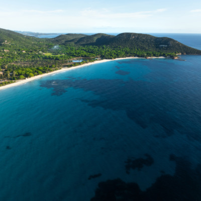 Plage de Palombaggia Porto-Vecchio drone