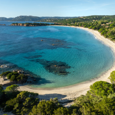Plage de Palombaggia Porto-Vecchio drone