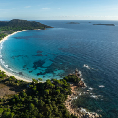 Plage de Palombaggia Porto-Vecchio drone