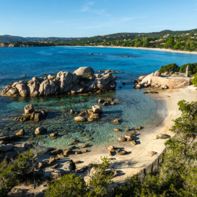Plage de Palombaggia Porto-Vecchio drone