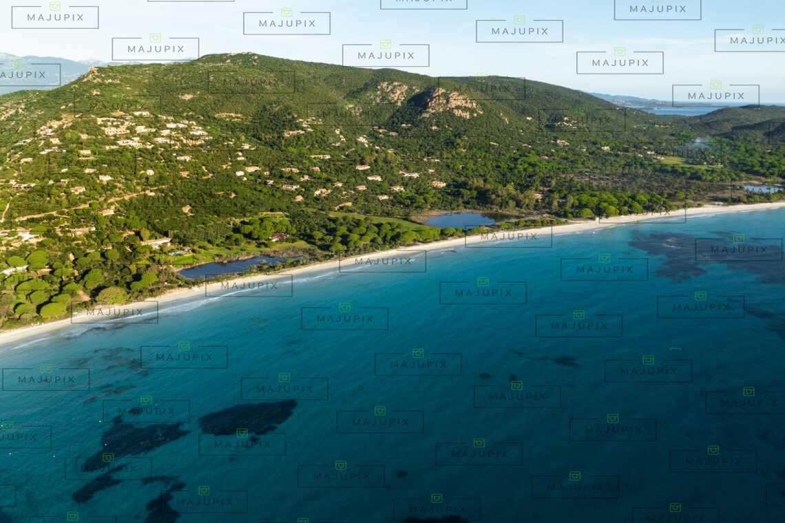 Plage de Palombaggia Porto-Vecchio drone