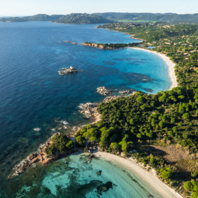 Plage de Palombaggia Porto-Vecchio drone
