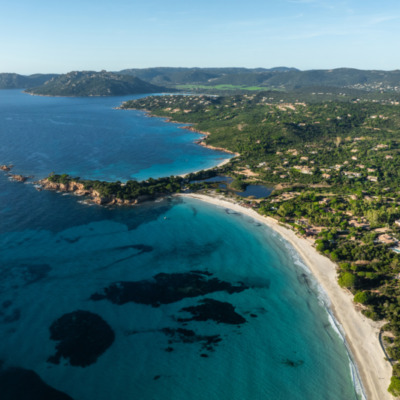 Plage de Palombaggia Porto-Vecchio drone