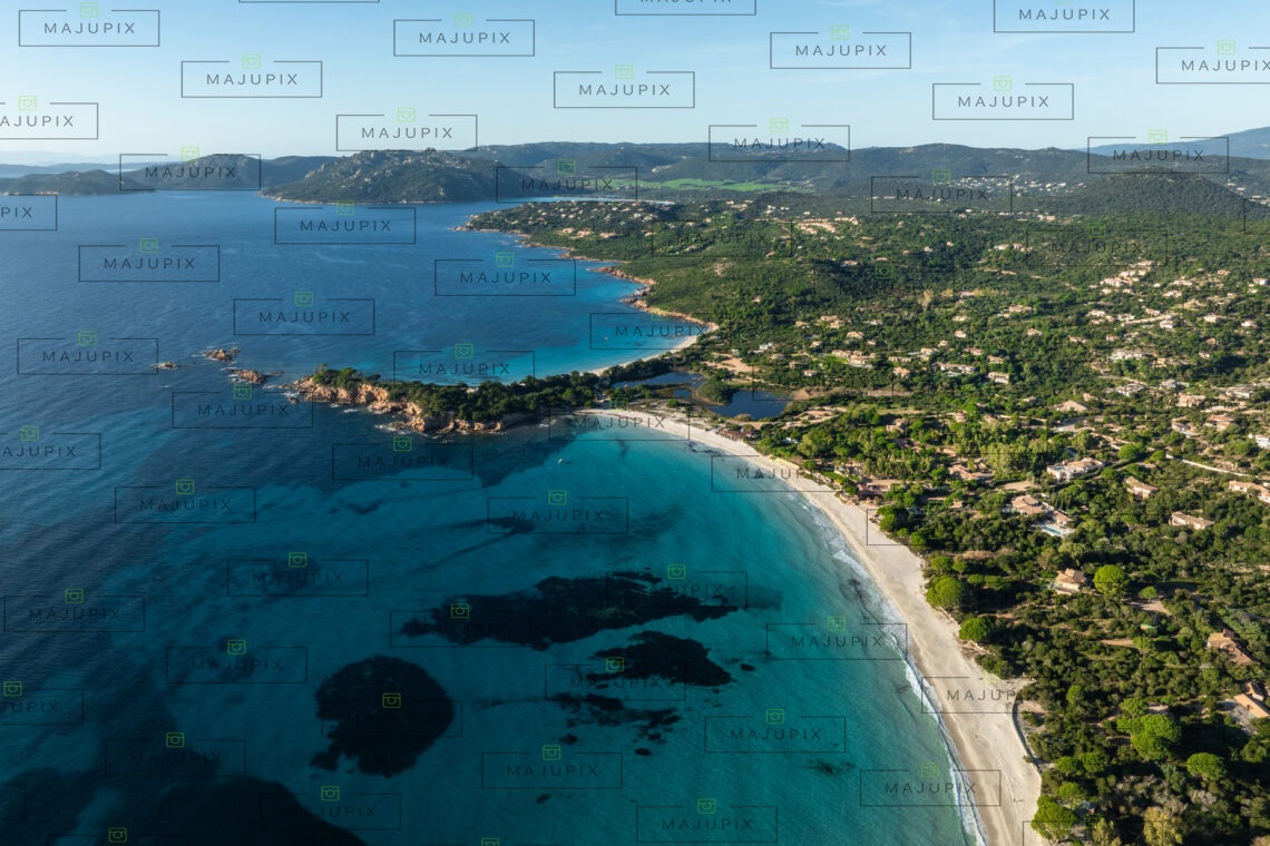 Plage de Palombaggia Porto-Vecchio drone