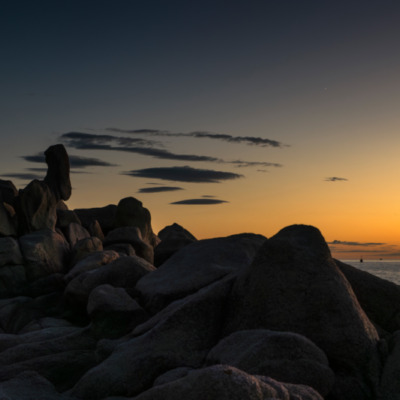 Coucher de soleil à L'Isolella