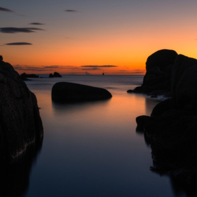 Coucher de soleil à L'Isolella