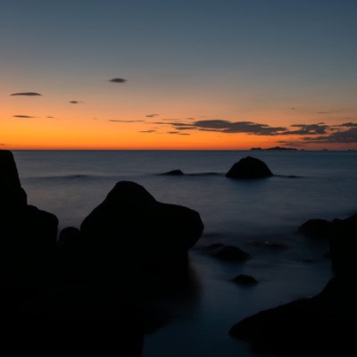 Coucher de soleil à L'Isolella