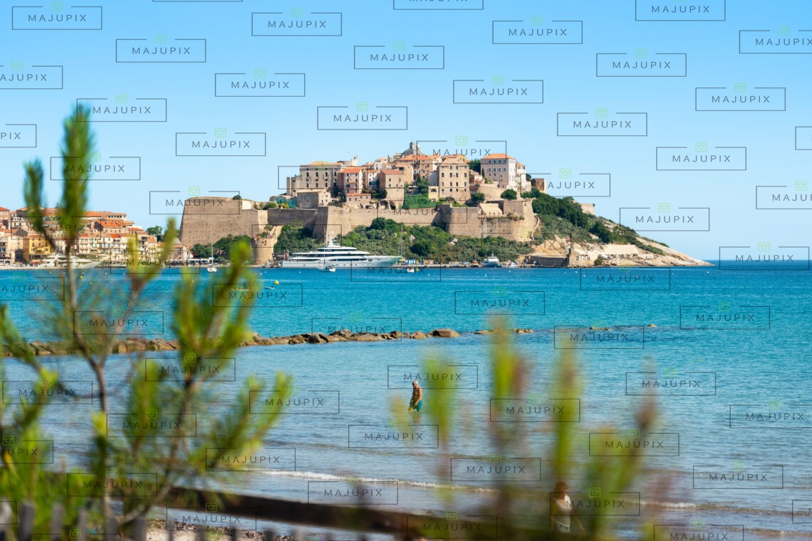 Citadelle et plage de Calvi