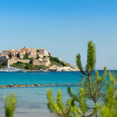 Citadelle et plage de Calvi