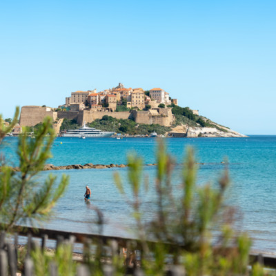 Citadelle et plage de Calvi