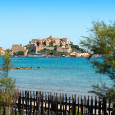 Citadelle et plage de Calvi