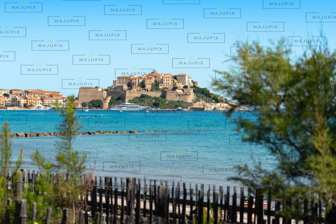 Citadelle et plage de Calvi