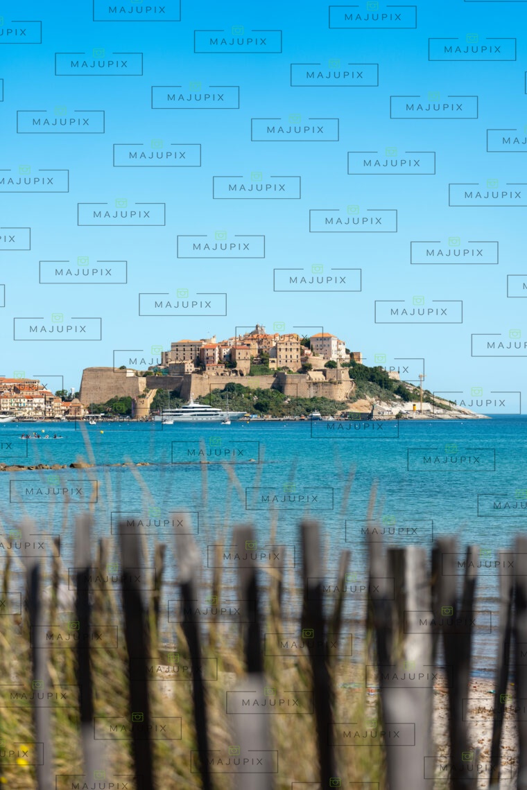 Citadelle et plage de Calvi