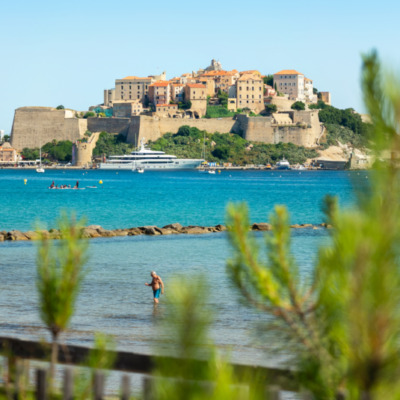 Citadelle et plage de Calvi