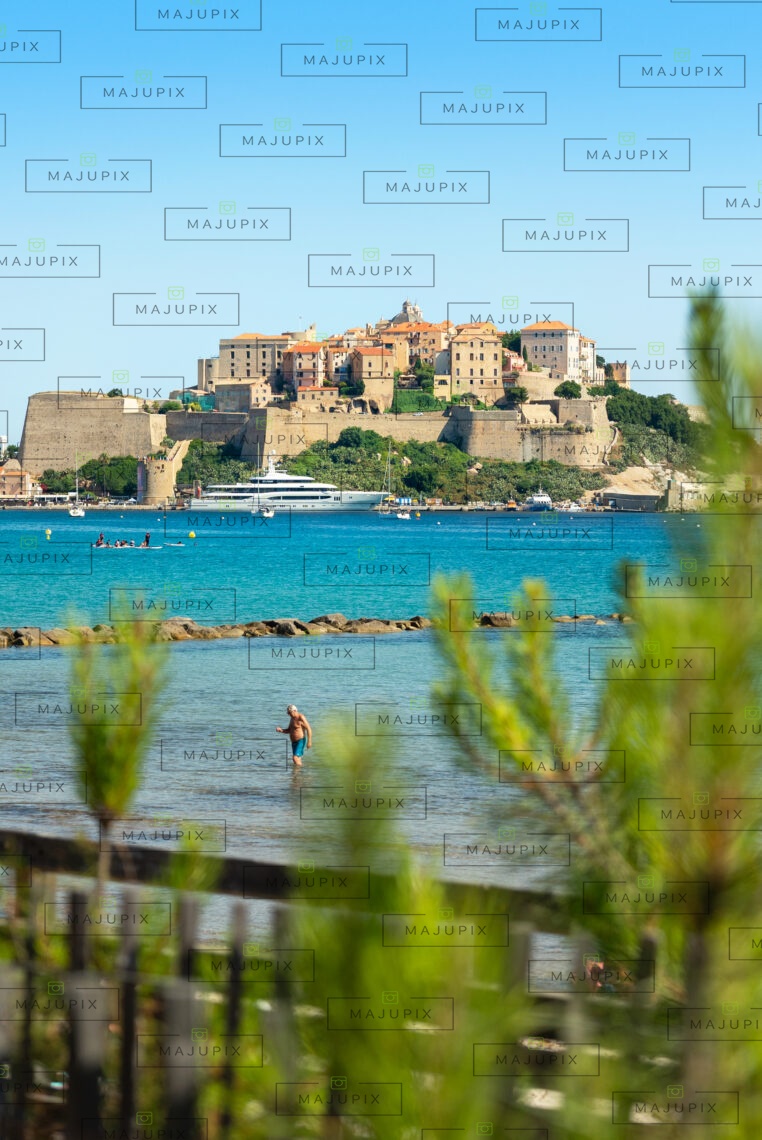 Citadelle et plage de Calvi