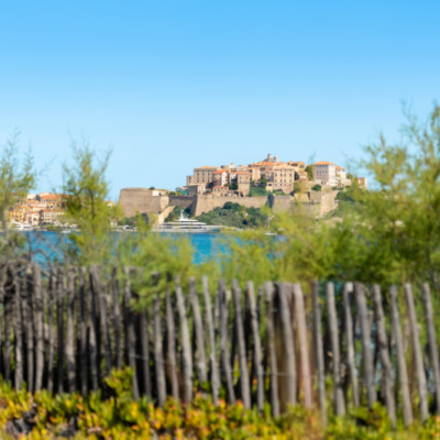Plage et citadelle de Calvi