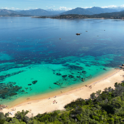 Plage de l'Isolella drone