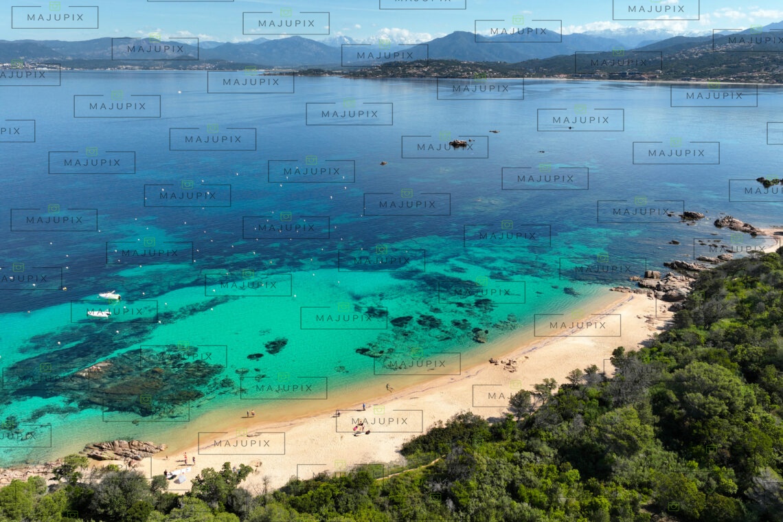 Plage de l'Isolella drone