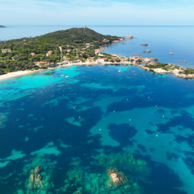 Plage de l'Isolella drone