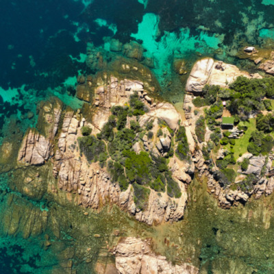 Plage de l'Isolella drone