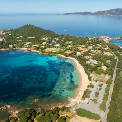 Plage de l'Isolella drone