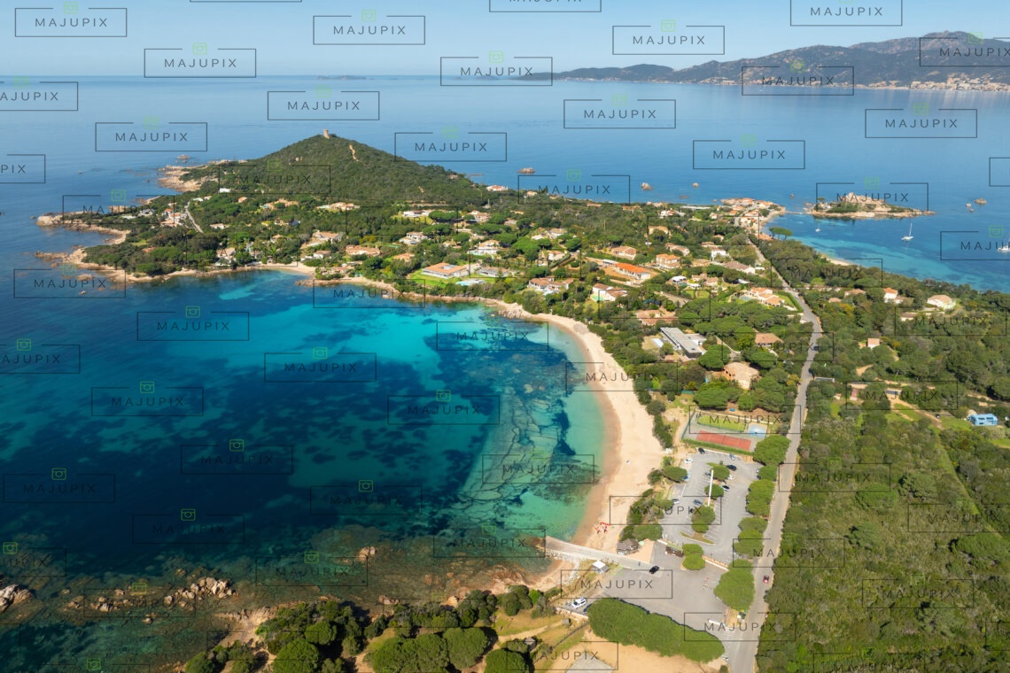 Plage de l'Isolella drone