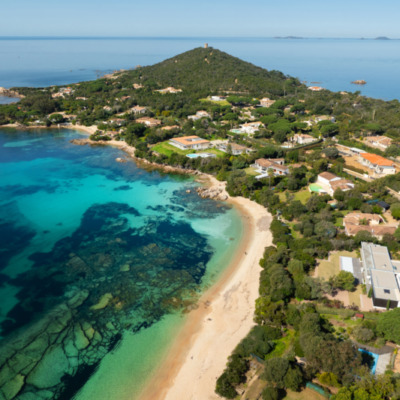 Plage de l'Isolella drone