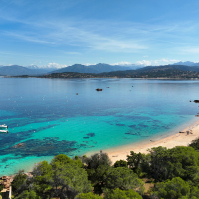 Plage de l'Isolella drone