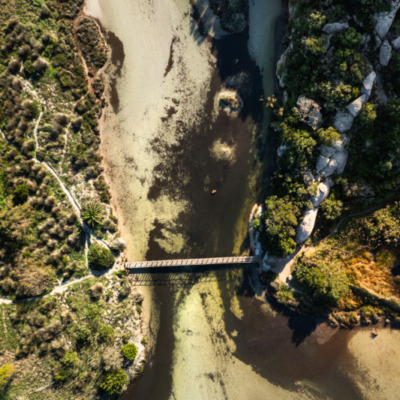 Plage de Santa Giulia Porto-Vecchio drone
