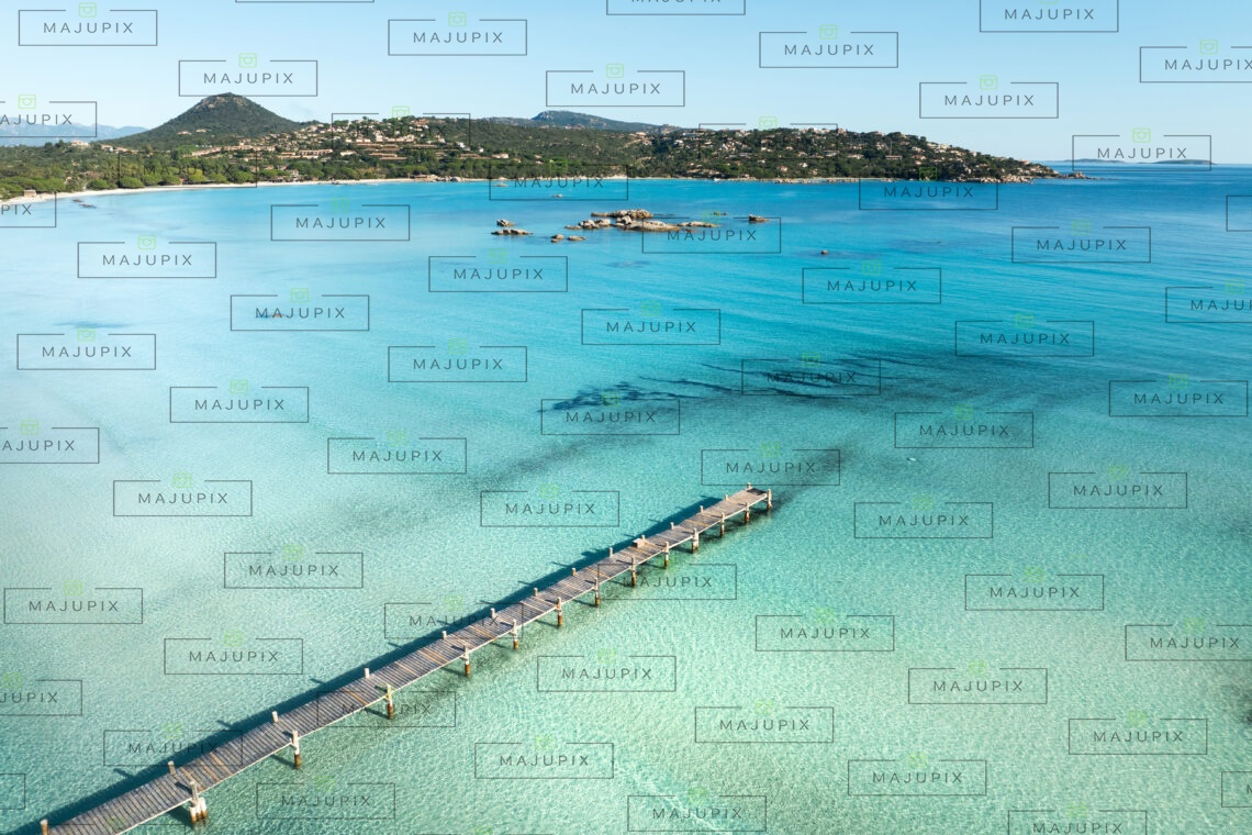 Plage de Santa Giulia Porto-Vecchio drone