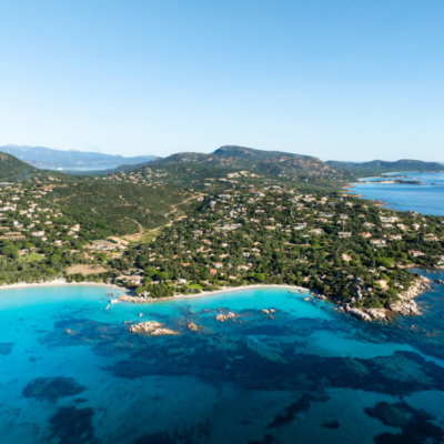 Plage de Santa Giulia Porto-Vecchio drone