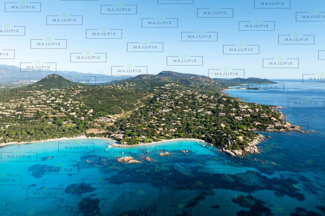 Plage de Santa Giulia Porto-Vecchio drone