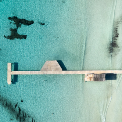 Plage de Santa Giulia Porto-Vecchio drone