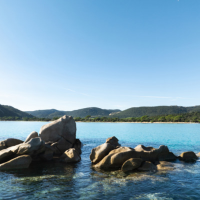 Plage de Santa Giulia Porto-Vecchio drone