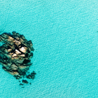 Plage de Santa Giulia Porto-Vecchio drone