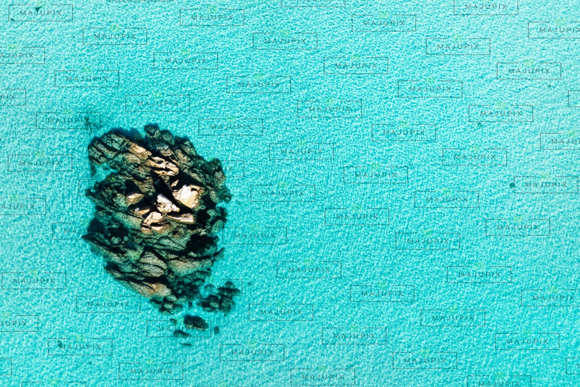 Plage de Santa Giulia Porto-Vecchio drone