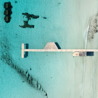 Plage de Santa Giulia Porto-Vecchio drone