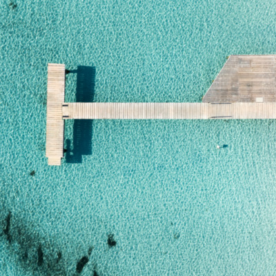 Plage de Santa Giulia Porto-Vecchio drone