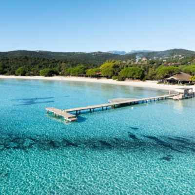 Plage de Santa Giulia Porto-Vecchio drone