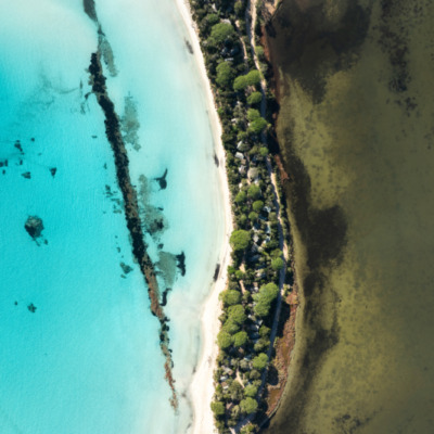 Plage de Santa Giulia Porto-Vecchio drone