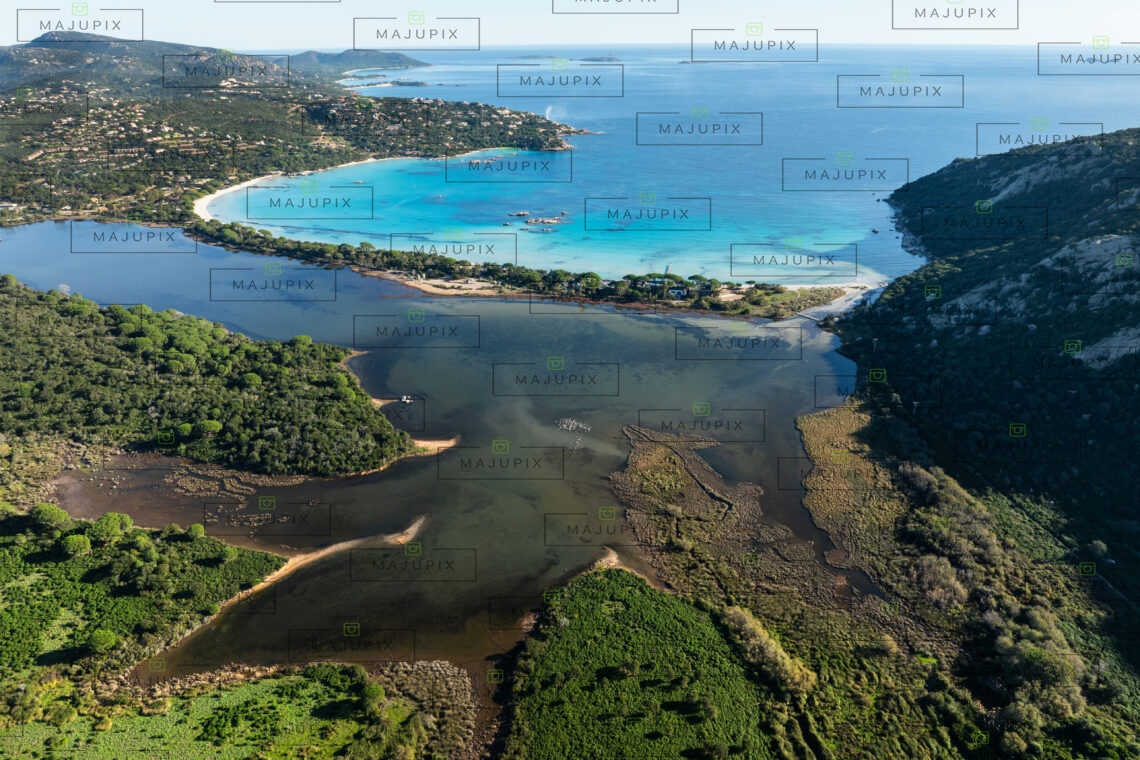 Plage de Santa Giulia Porto-Vecchio drone