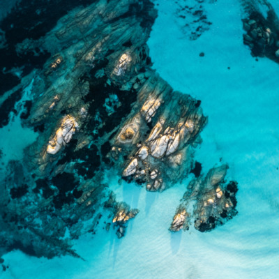Plage de Santa Giulia Porto-Vecchio drone