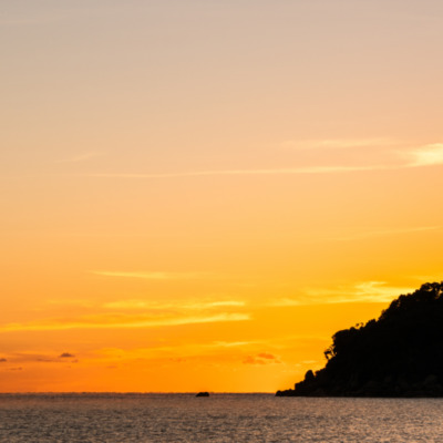 Lever de soleil à Santa Giulia