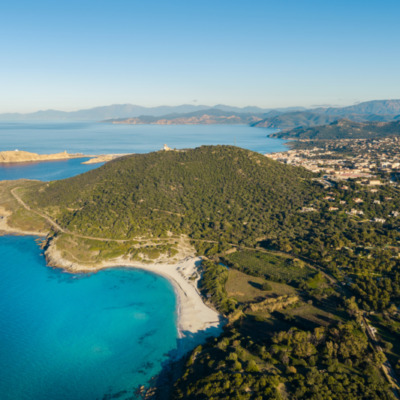 Plage de Bodri drone
