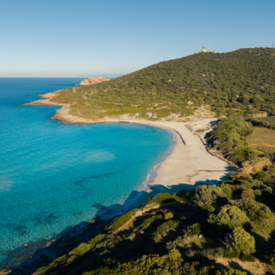 Plage de Bodri drone